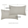 thumbnail image 2 of Hatteras Seersucker Blue Ticking Stripe King Sham 21x37, 2 of 5