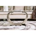 thumbnail image 3 of Bowery Hill Glass Top Coffee Table in Satin, 3 of 4