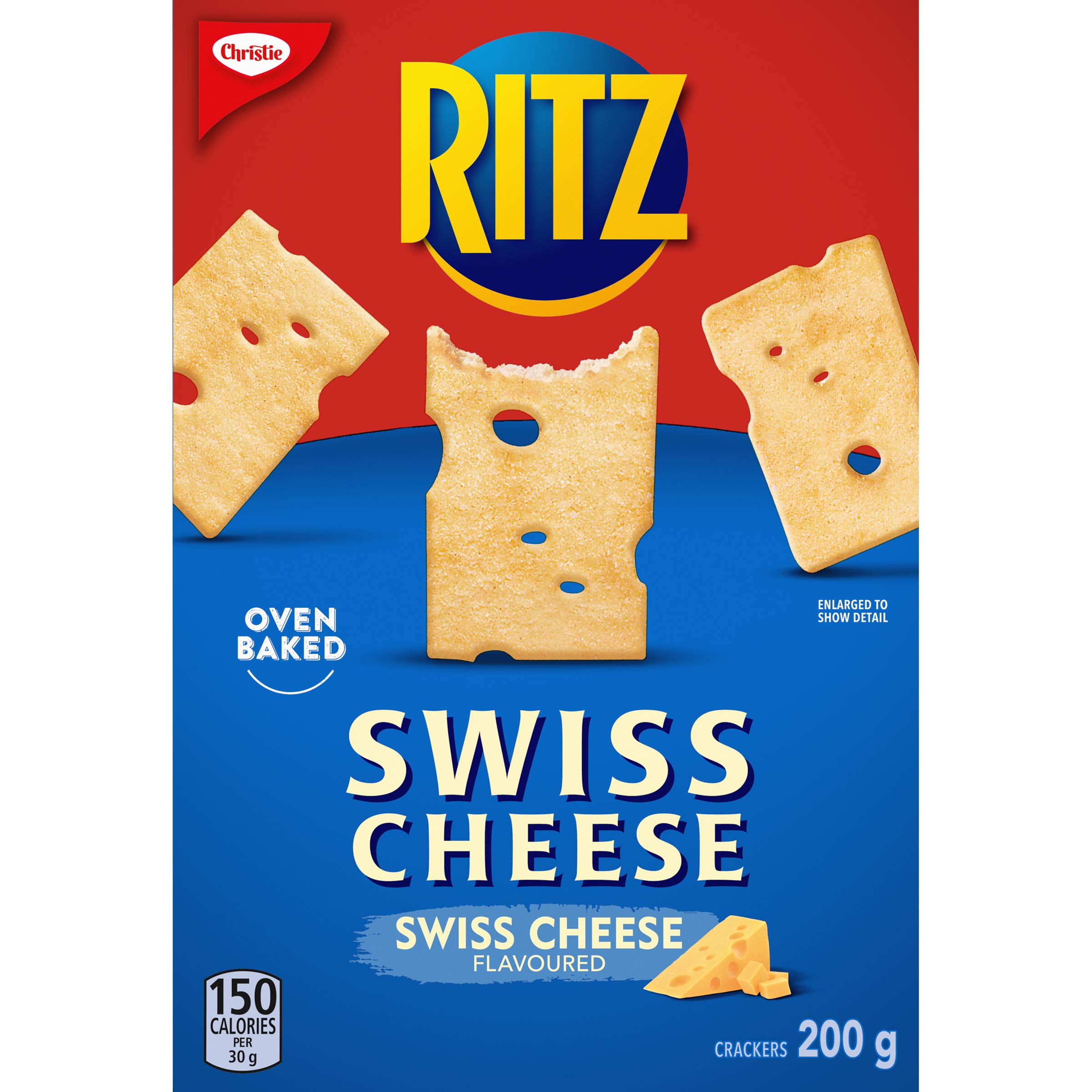Christie RITZ SWISS CHEESE Flavoured Crackers, 200g/7.1oz., {Imported