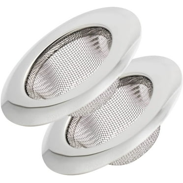 Sink Strainer, Basket Stainless Steel Bathroom Sink, Utility, Slop, Kitchen and Lavatory Sink Drain Strainer Hair Catcher (2.75 inch, 2 Pack)…