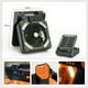 thumbnail image 5 of Ventilador de camping con energía solar y linterna LED: ¡5200 mAh de energía recargable!, 5 of 11
