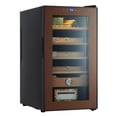 thumbnail image 2 of 18L Electric Cigar Humidor, 116 Counts Cooling and Heating Temperature Control Humidor Cabinet, Large Cigar Humidor With Spanish Cedar Wood Shelves, Drawers, Hygrometer, 2 of 7