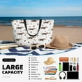 thumbnail image 5 of Kdxio Dachshund Dog for Beach Bag for Women Large Beach Tote Bag Waterproof Sandproof Swim Bag with Zipper Pockets Beach Vacation Travel, 5 of 7
