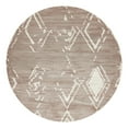 thumbnail image 2 of Jill Zarin Uptown Collection Area Rug - Carnegie Hill (8' Round Light Brown/Ivory), 2 of 4
