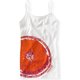 thumbnail image 1 of Camiseta sin mangas con purpurina Aeropostale naranja para mujer blanco pequeño, 1 of 1