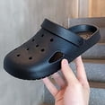 thumbnail image 4 of GPOECD Mens Slippers Lightweight Open Toe Summer Slipons Breathable Sole Casual Beach Ready Flat Sandals for Everyday Wear Sandals for Men 02_Black,10, 4 of 8