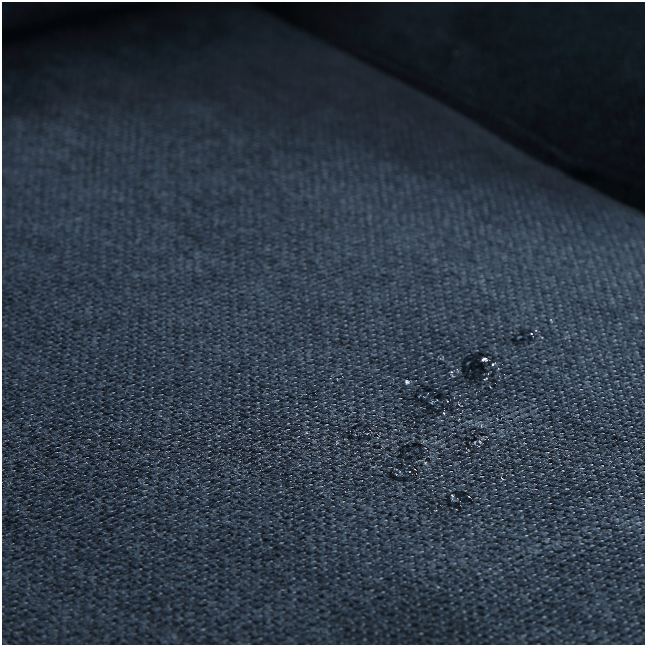 Dark Blue 2-Seater Loveseat Sofa with USB Charging Port, Waterproof Fabric Upholstery for Living Room, Bedroom, or Office