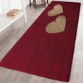 thumbnail image 1 of AMERTEER Runner Rugs with Rubber Backing Non Slip Absorbent Resist Dirt Entrance Rug Soft Area Rug Thickened Flannel Area Rug Nursery Rug Bedroom Living Room Home Kitchen Hallway Laundry, 1 of 6