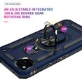 thumbnail image 4 of Phone Case for Google 4a 4G,Google Pixel 4a 4G Case, [ Military Grade ] 15ft. Drop Tested Protective Case with Magnetic Car Mount Ring Holder Stand Cover for Google Pixel 4a 4G - Blue, 4 of 12
