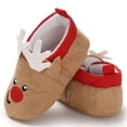 thumbnail image 2 of Baby Prewalkers Cotton Winter Shoes for Baby Wearing Coffee Color NonSkid Lightweight Size 06 Months, 2 of 4