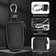 thumbnail image 2 of Qarigey Cartera para llaves compacta negra para hombres y mujeres, bolsa para llaves portátil de amplia compatibilidad para hombres y mujeres Carteras, 2 of 6