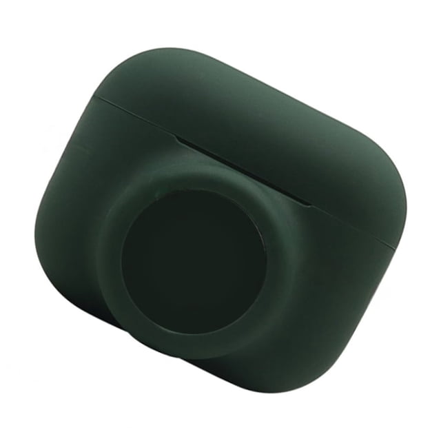 Bearachild Funda protectora a prueba de golpes para auriculares, resistente al agua, localizador antipérdida, carcasa protectora a prueba de Electrónica Verde negruzco