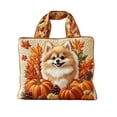 thumbnail image 2 of Halloween Quilted Tote Bag,Reusable Shopping Tote Large Capacity Trick or Treat Bag Fall Gift for Women Daily Commute Travel Shoulder Strap Handbag, 2 of 6