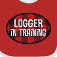 thumbnail image 4 of Inktastic Future Logger in Training Boys Baby Bib, 4 of 4