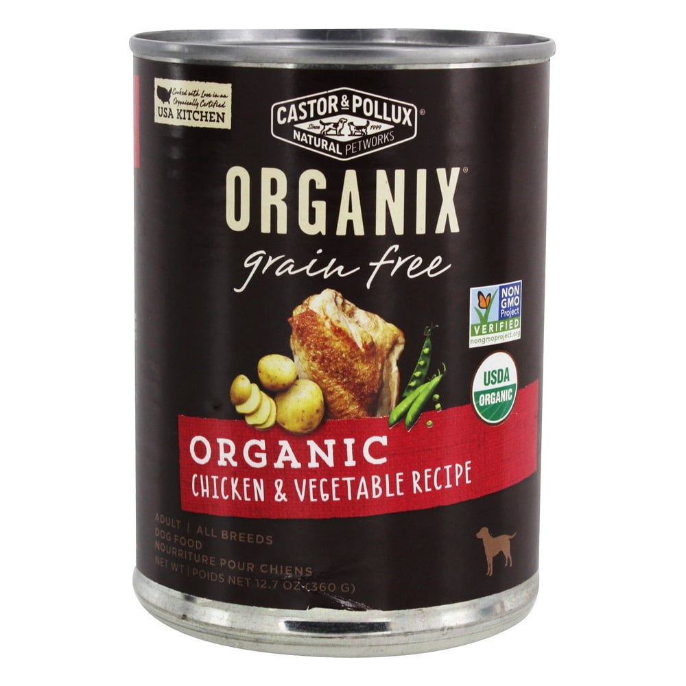 Castor & Pollux Organix Grain Free Canned Dog Food Organic Chicken