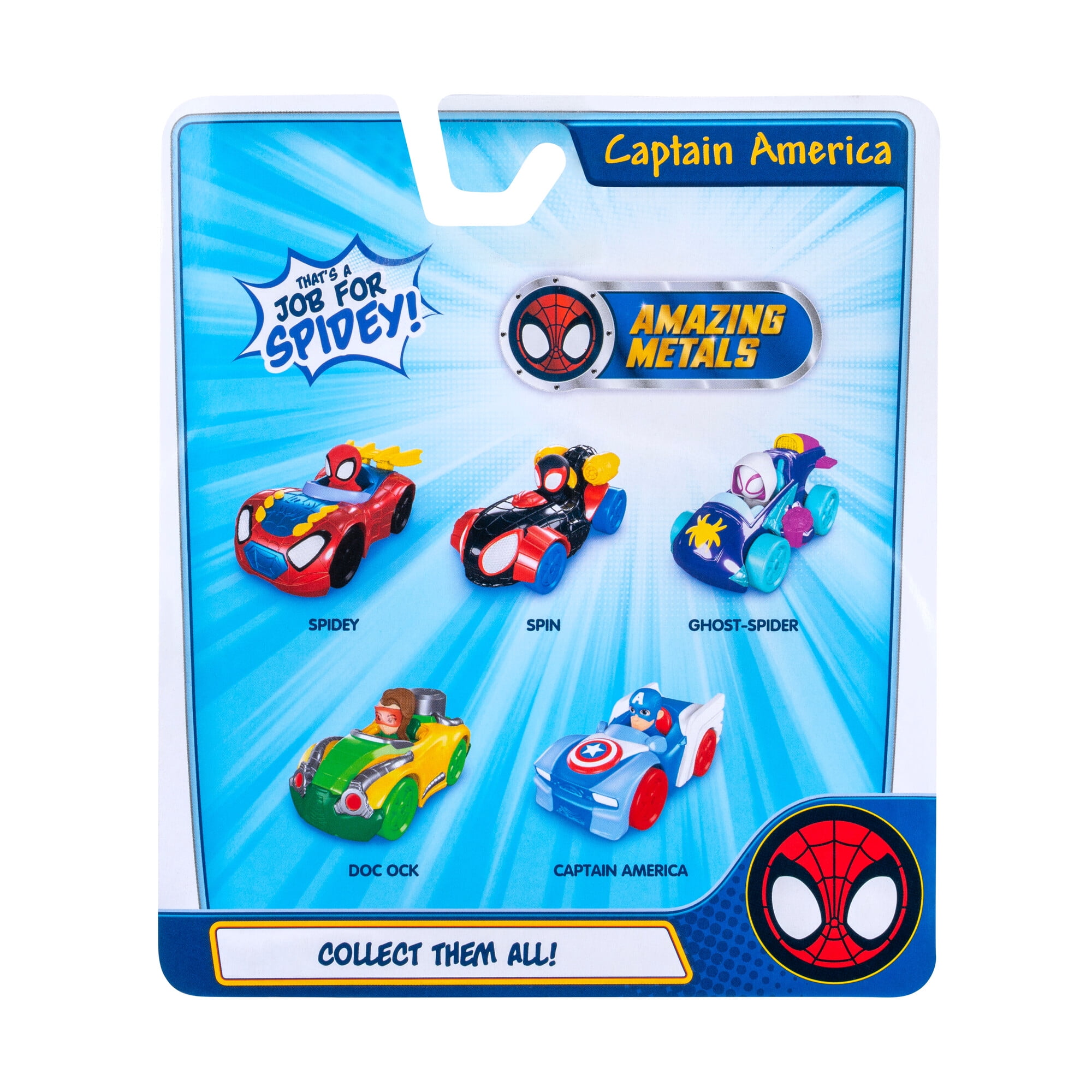 Spidey and His Amazing Friends - Amazing Metals Vehicles: Captain