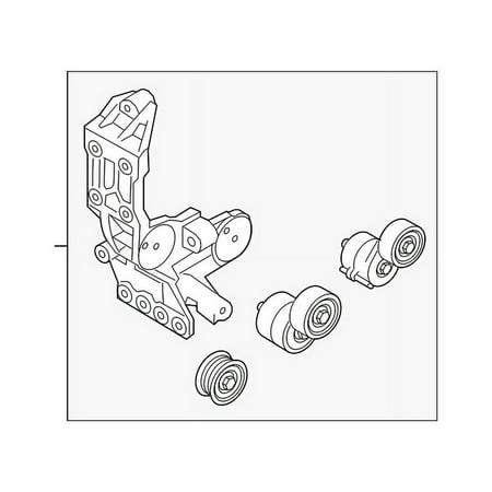 Genuine OE Kia Belt Tensioner - 25280-2G652