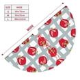thumbnail image 3 of Lsque Sweet Red Fruit Print Christmas Tree Skirt, Tree Skirt with Ties or Velcro, Perfect for Holiday Decorations, Halloween, and New Year-30", 3 of 7