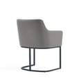thumbnail image 6 of Manhattan Comfort Serena Dining Armchair with Steel Frame in Gray, 6 of 10