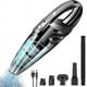 thumbnail image 1 of Aspiradora de mano inalámbrica portátil potente, 120W, 2200Mah, con función de secado húmedo, filtro Hepa lavable y 5 baterías recargables, 1 of 3