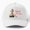 White, variant on Mutual I'm Sure Baseball Hat, White Christmas Green Movie Quote Design, Classic Cap