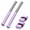 Purple*2PC, variant on Adjustable Intensity Badminton Swing Trainer, Stainless Steel Grip Training Aid for Strength, Swing Correction & Precision Practice