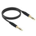 thumbnail image 2 of husxh 6.35mm Stereo Jack Balanced Audio Path Cord Male To Male Interconnect Cable 1M 2M 3M 5M 10M Quarter Inch 1/4 TRS To TRS Stereo Audio Cable for Electric Guitar Bass Etc, 2 of 9