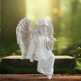 thumbnail image 6 of SDFGTstore Cute Resins Fairys Angela Figurinee Peaceful Cherub Sculpture Desk Ornaments, 6 of 20