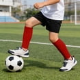 thumbnail image 2 of Wdgfv Kids Soccer Leg Sleeves Socks Athletic Socks for Boys Girl Football Baseball Softball Rugby 12-18 Years, 2 of 4