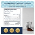 thumbnail image 6 of Hanukkah Chocolate Gelt Coins, Dark Chocolate, Kosher Parve, 24 Mesh Bags Perfect for Dreidel Games, Chanukah Celebrations, 6 of 11