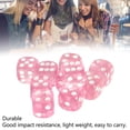 thumbnail image 4 of 20pcs 6 Sided  Set,Round Corner Board Game  Transparent Dices Rounded Corner  For Board Games And Teaching Math, 4 of 8