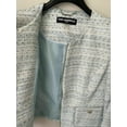 thumbnail image 3 of Karl Lagerfeld Paris Tweed Fringe Jacket Blazer, 3 of 8