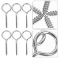 thumbnail image 6 of Pungan Eyelet Screw 10pcs Metal Screw Hooks Eye Hooks Heavy Duty Fixing Screws Swing Hammock Eye Hooks,3.54"X1.38"X0.39", 6 of 10