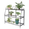 thumbnail image 3 of Plant Stand, Metal Plant Holder Display Rack, Garden Stand & Flower Pot Black, 3 of 8
