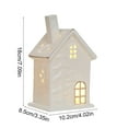 thumbnail image 3 of CaiYueKe Glowing Ceramic Christmas Village with LED Lights, Winter Scene Tabletop Display for Holiday Home Decor, Festive Village House with Warm White Lights for Christmas Party Decoration Gift, 3 of 7