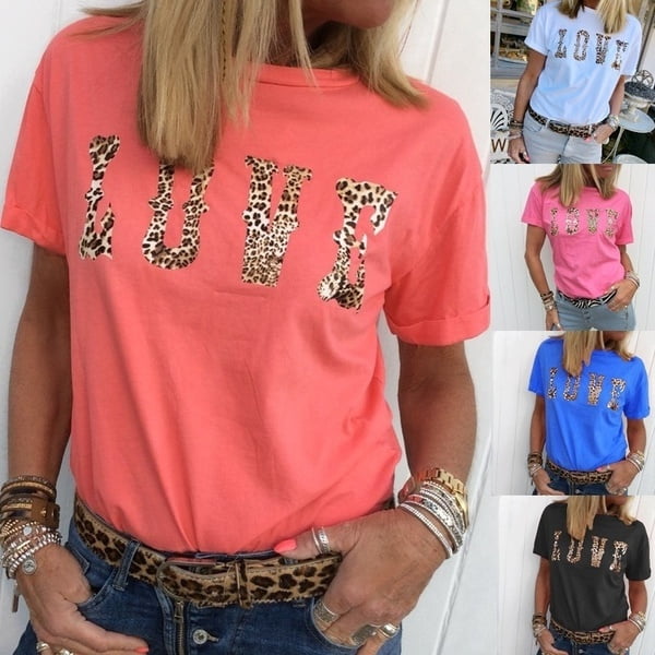 leopard shirts plus size
