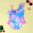 thumbnail image 2 of MEZZALL Girls Swimsuit Vacation Hawaii Beachwears Bikini Floral Swimsuit Vacation Hawaii Beachwear Bathing Suit Girls Swimwear, Multicolour, 3-4 Years, 2 of 8