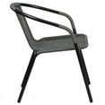 thumbnail image 3 of Gray Rattan Indoor-Outdoor Stack Chair, 3 of 5
