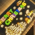 thumbnail image 5 of mwptoo 1 Set LED Note Board with Colors, Light up Dry Erase Board with Stand Glow Memo LED Letter Message Board, 5 of 8