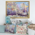 thumbnail image 3 of Designart 'Abstract Cityscape With Pastel ' Modern Framed Art Print, 3 of 4
