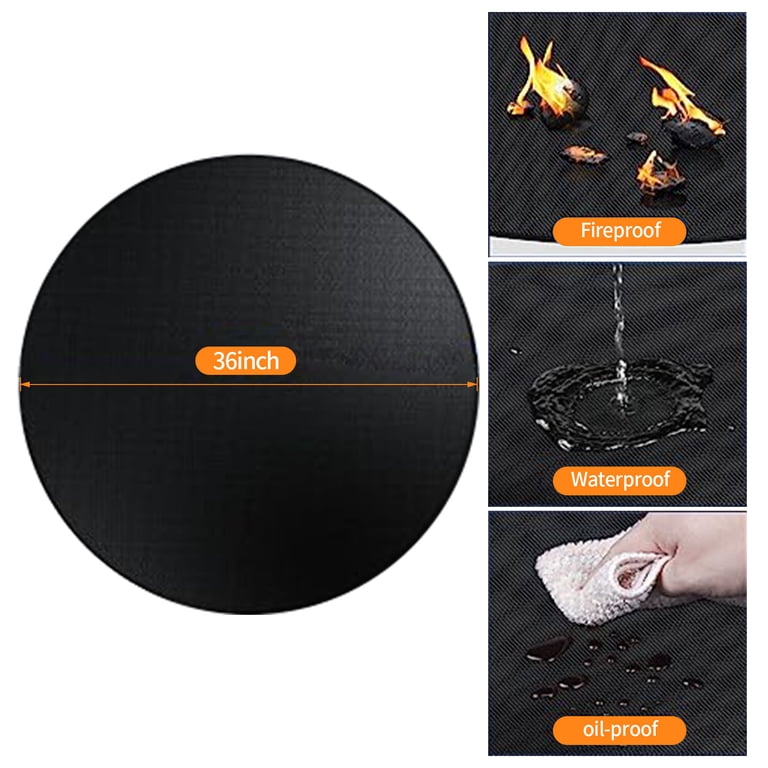 Tripumer 36-Inch Fire Pit Mat, Fireproof photo 6