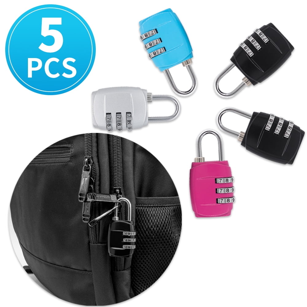 Desired Tools Padlock (2 Pack) 4 Digit Combination Lock - For Gym School Locker, Outdoor Gate, Shed