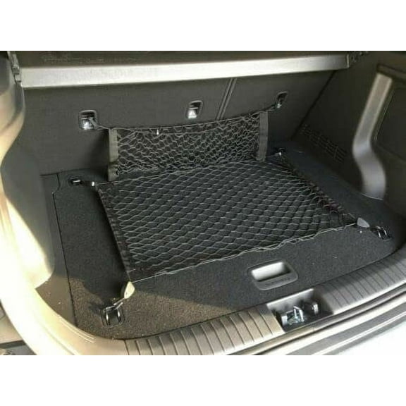 EACCESSORIES EA Rear Trunk Organizer Cargo Net for Hyundai IONIQ 5 2022-2023 – Envelope & Floor Style Cargo Nets for SUV – Premium Mesh Elastic Car Trunk Organizer – Compatible with Hyundai IONIQ 5