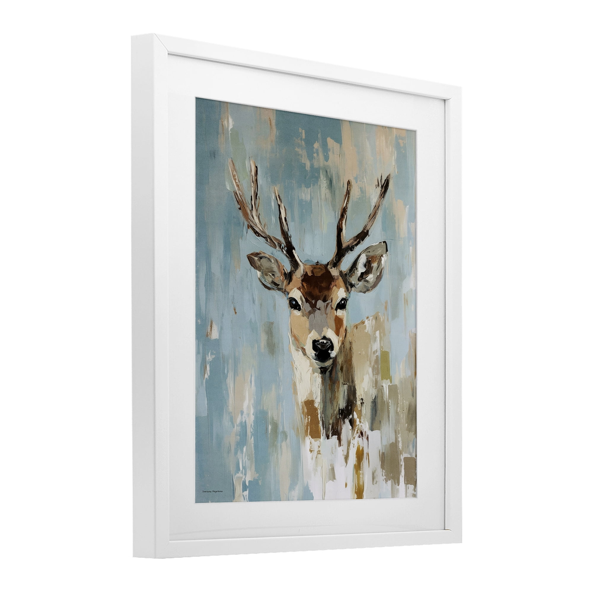 Stupell Industries Echoes Of The Wild White Framed Print Under Glass, design by Svetlana Aleynikova