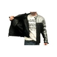 thumbnail image 3 of Redline Men's Racing Armor Premium Jacket, Two-Tone Leather M-RBR (Silver, 2XL), 3 of 4