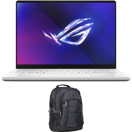 ASUS ROG Zephyrus G14 Gaming Laptop (AMD Ryzen 9 8945HS 8-Core, 14.0in 120 Hz Quad HD (2560x1440), GeForce RTX 4060, 16GB LPDDR5X 6400MHz RAM, 1TB SSD, Backlit KB, Win 11 Home) with Premium Backpack