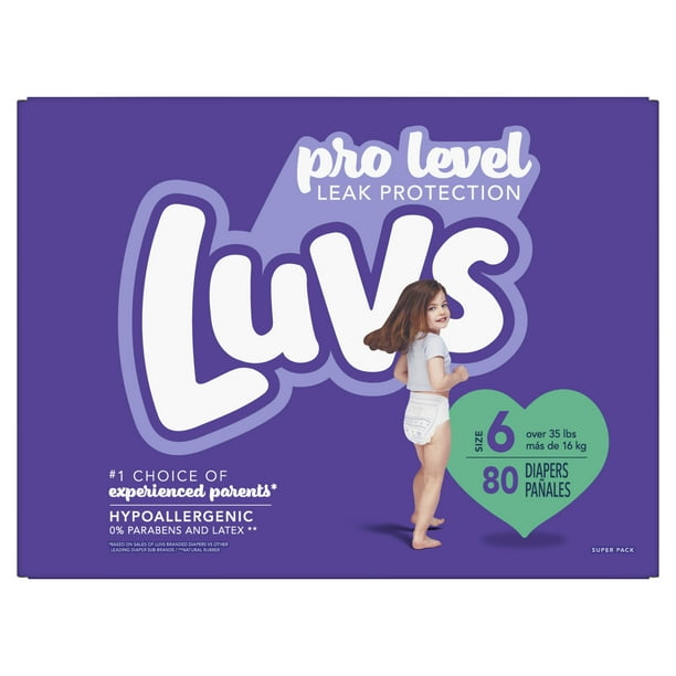 luvs Luvs Pro Level Breathable Soft Diapers - Size 6, 80 Count