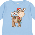thumbnail image 4 of Inktastic Christmas Molly Moose Boys or Girls Long Sleeve Toddler T-Shirt, 4 of 5
