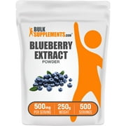 BulkSupplements Blueberry Extract Powder - 500mg per Serving - 250 Grams (8.8 oz) - 500 Servings