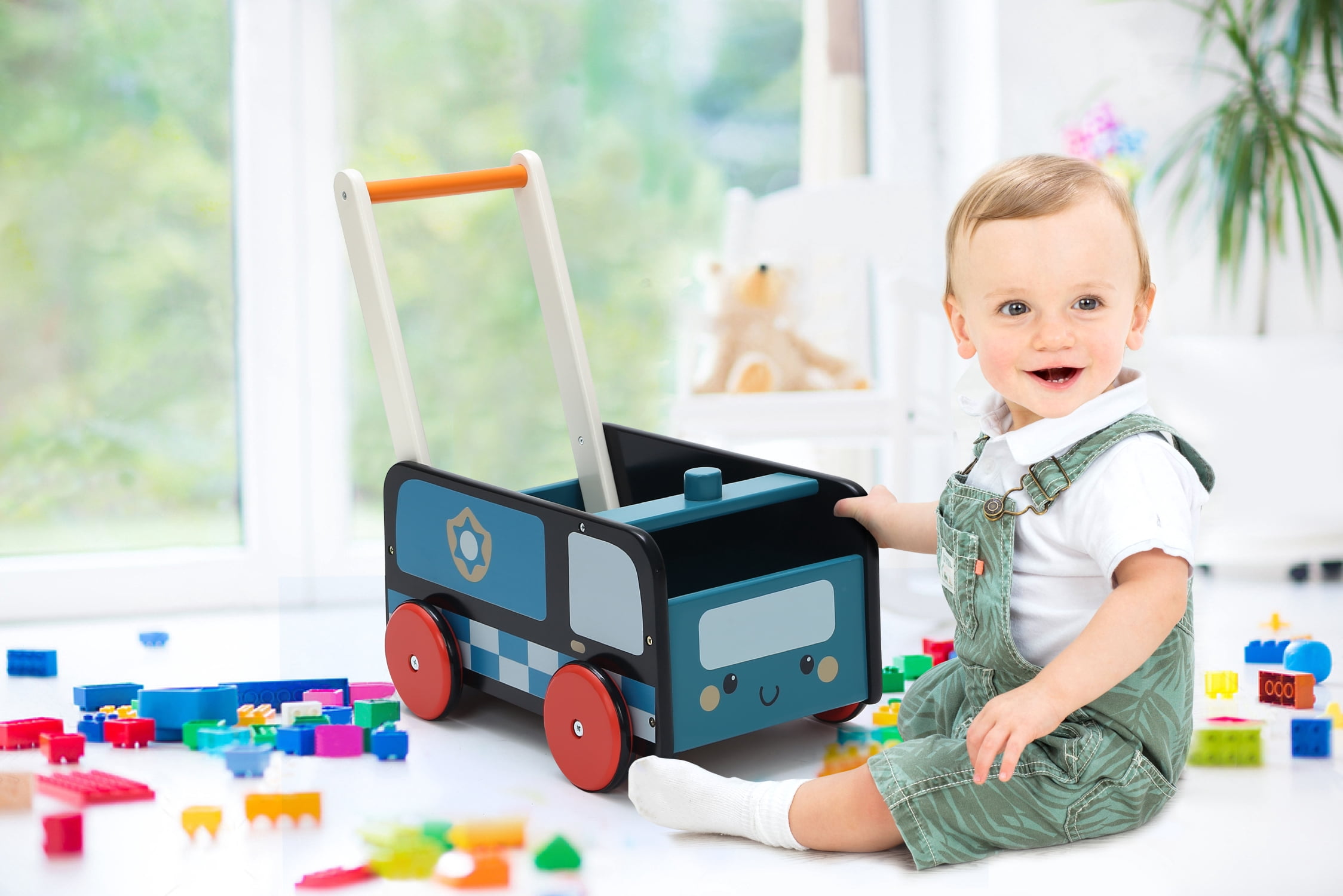 police car baby walker